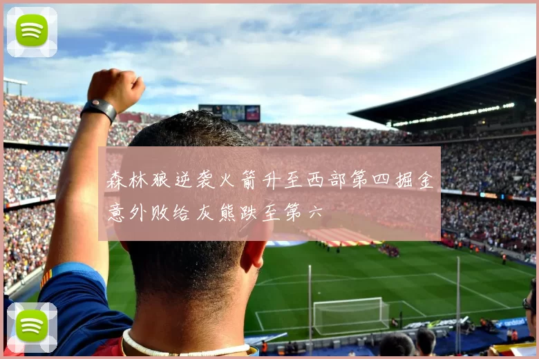 森林狼逆袭火箭升至西部第四掘金意外败给灰熊跌至第六